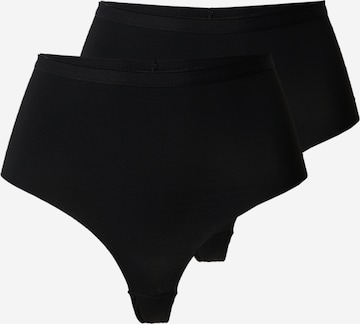 Marks & Spencer Spodnie modelujące w kolorze czarny: przód