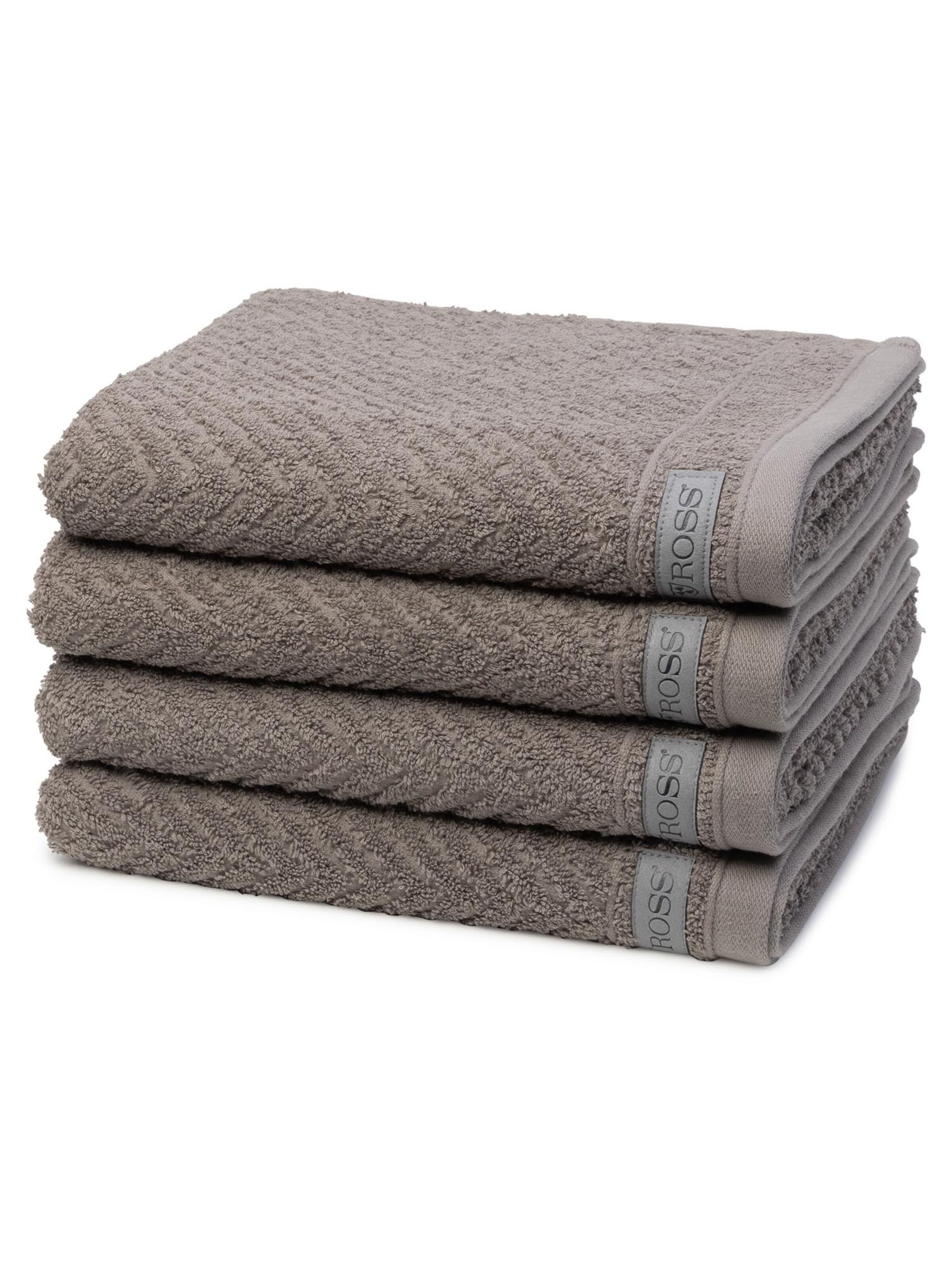 ROSS Handtuch 'Smart'‌‌‌‌‌‌‌‌‌‌ in Grau: Vorderseite