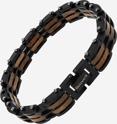 Holzwerk Armband 'HINTERSEE' in 19 - 22 cm in braun, Produktansicht