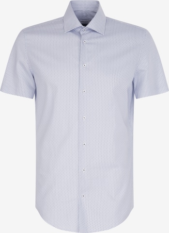 Coupe slim Chemise SEIDENSTICKER en bleu : devant