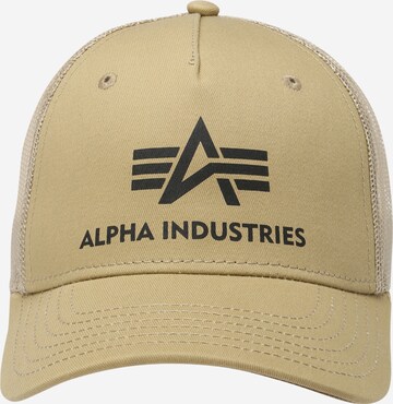 Casquette ALPHA INDUSTRIES en beige