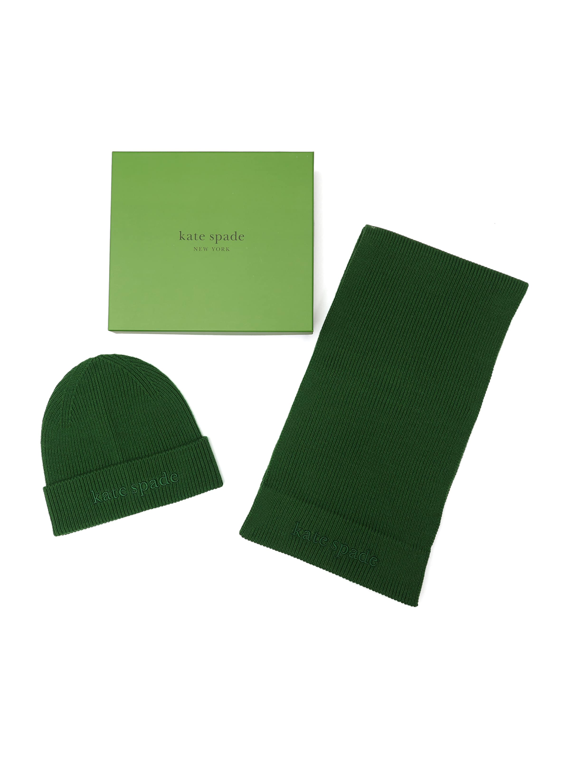 Écharpe 'New York' Kate Spade en vert