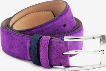 BGents Belt in Purple: front