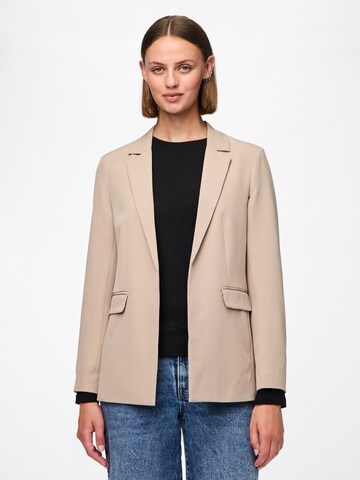 Blazer 'PCBOSSY' di PIECES in beige: frontale