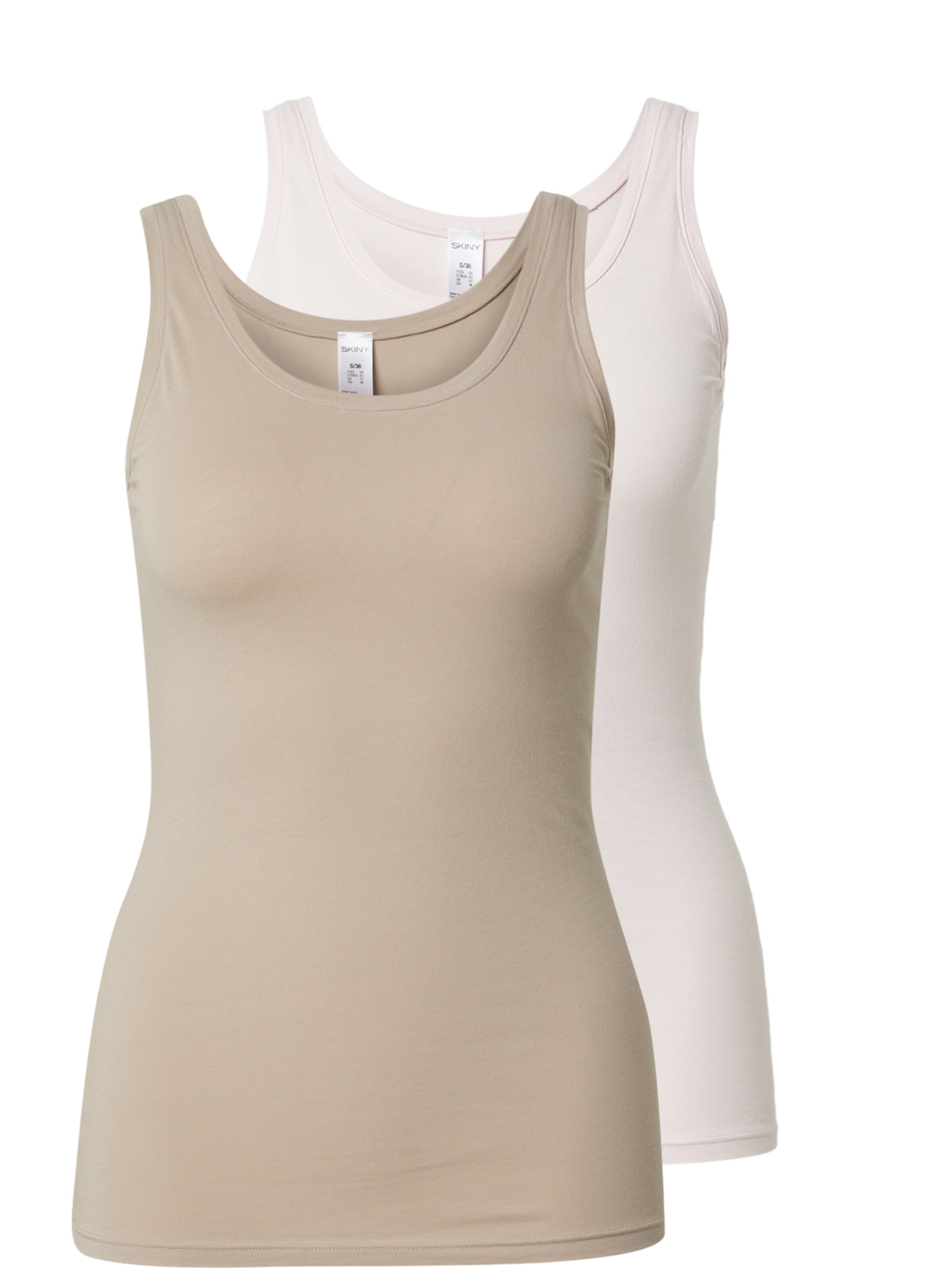 Top di Skiny in beige: frontale