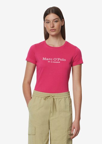 T-shirt Marc O'Polo en rose : devant