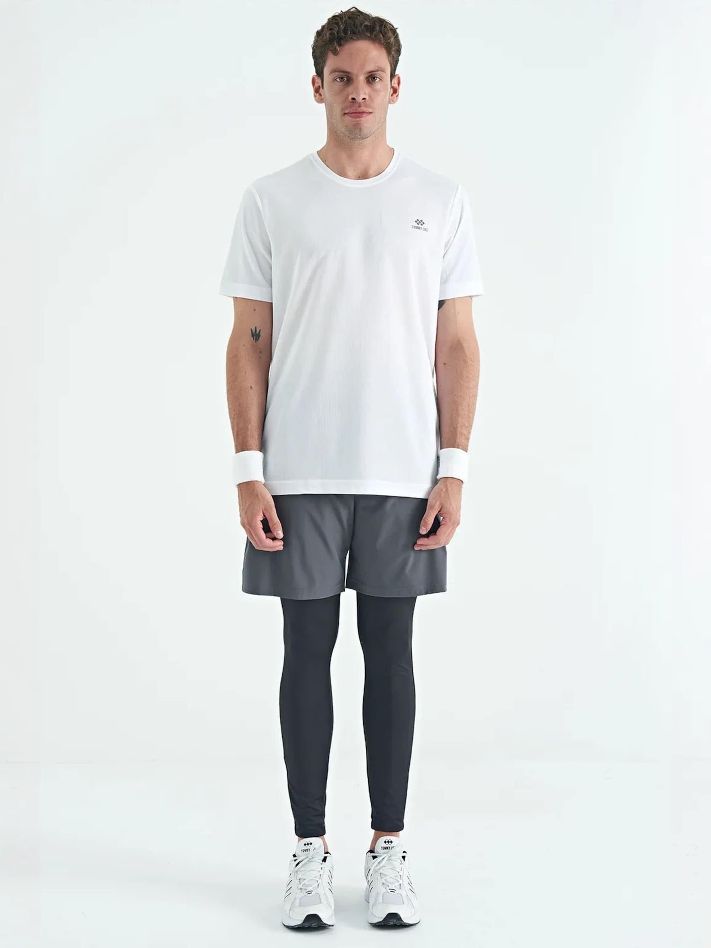 Skinny Pantalon de sport Tommy Life en noir