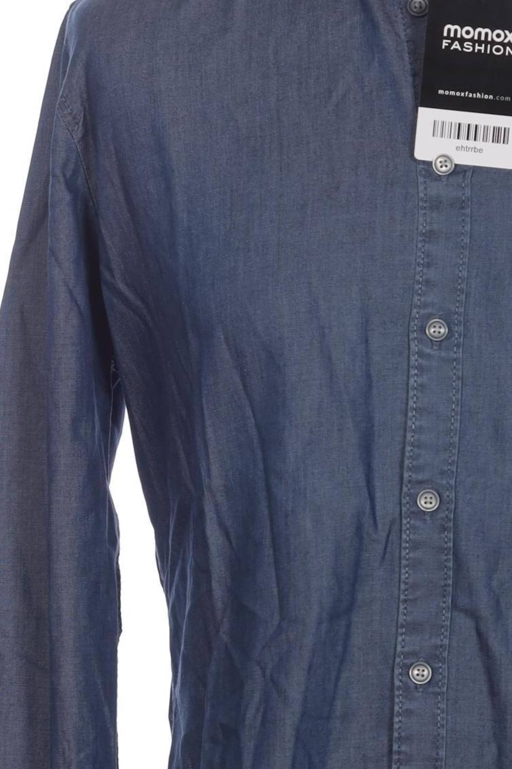 OLYMP Button Up Shirt in L in Blue