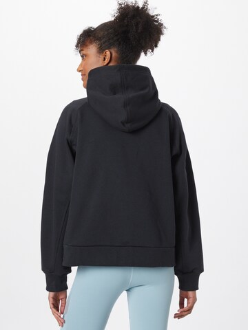 ADIDAS SPORTSWEAR Athletic Zip-Up Hoodie in Black