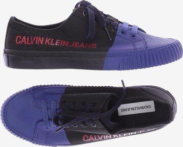 Calvin Klein Jeans Sneakers & Trainers in 38 in Blue: front