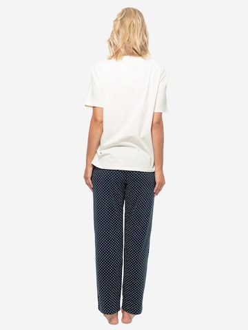 SCHIESSER Pajama 'Cotton' in White