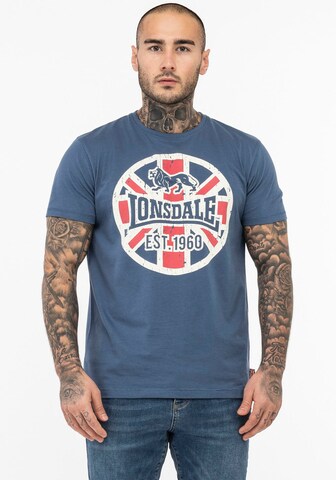 LONSDALE T-Shirt in Blau: Vorderseite