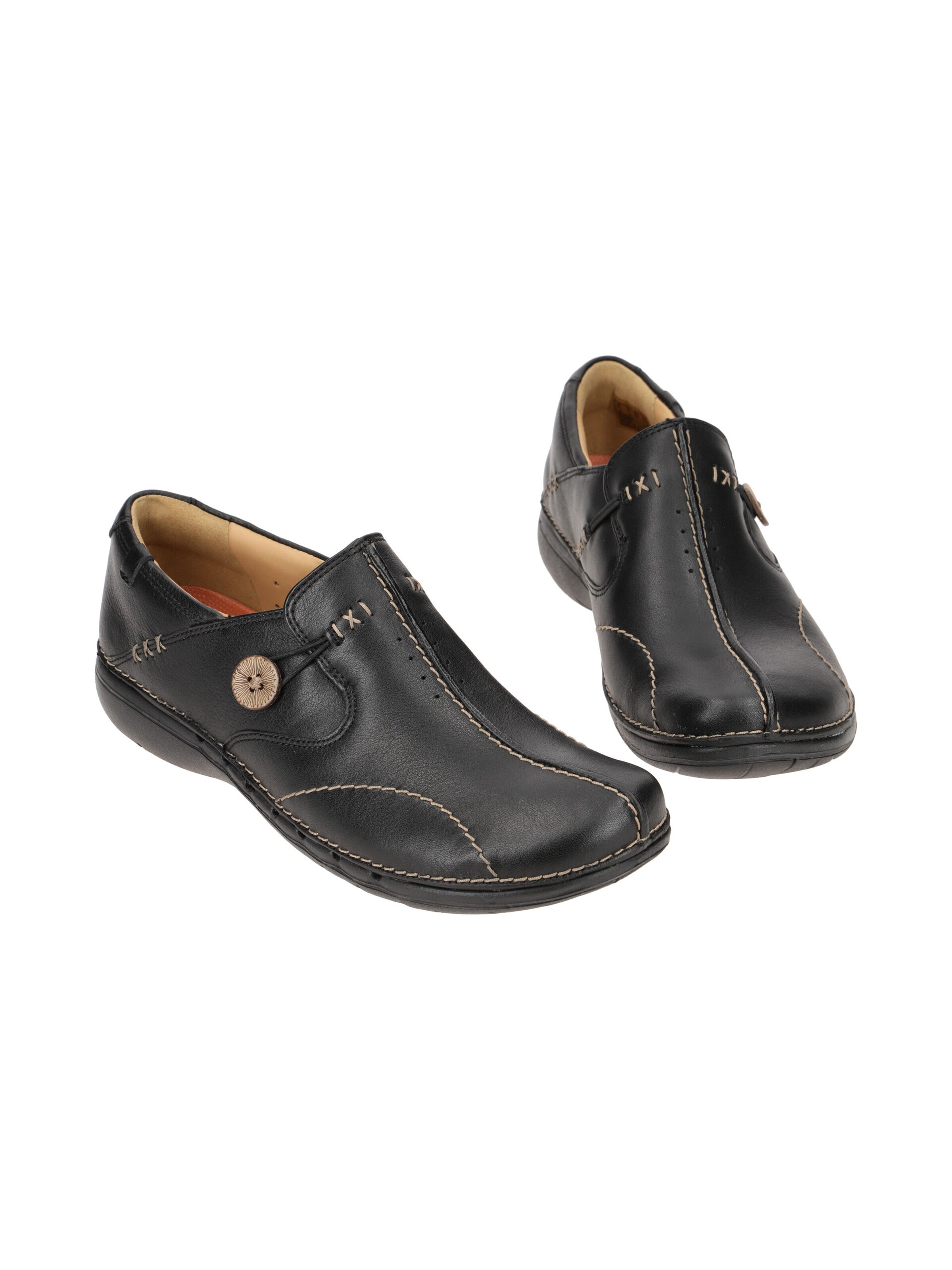 CLARKS Slipper 'Un Loop'‌‌‌‌‌‌‌‌‌‌ in Schwarz