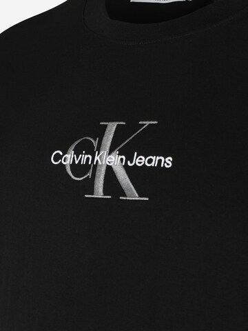 Calvin Klein Jeans Plus Tričko - Čierna