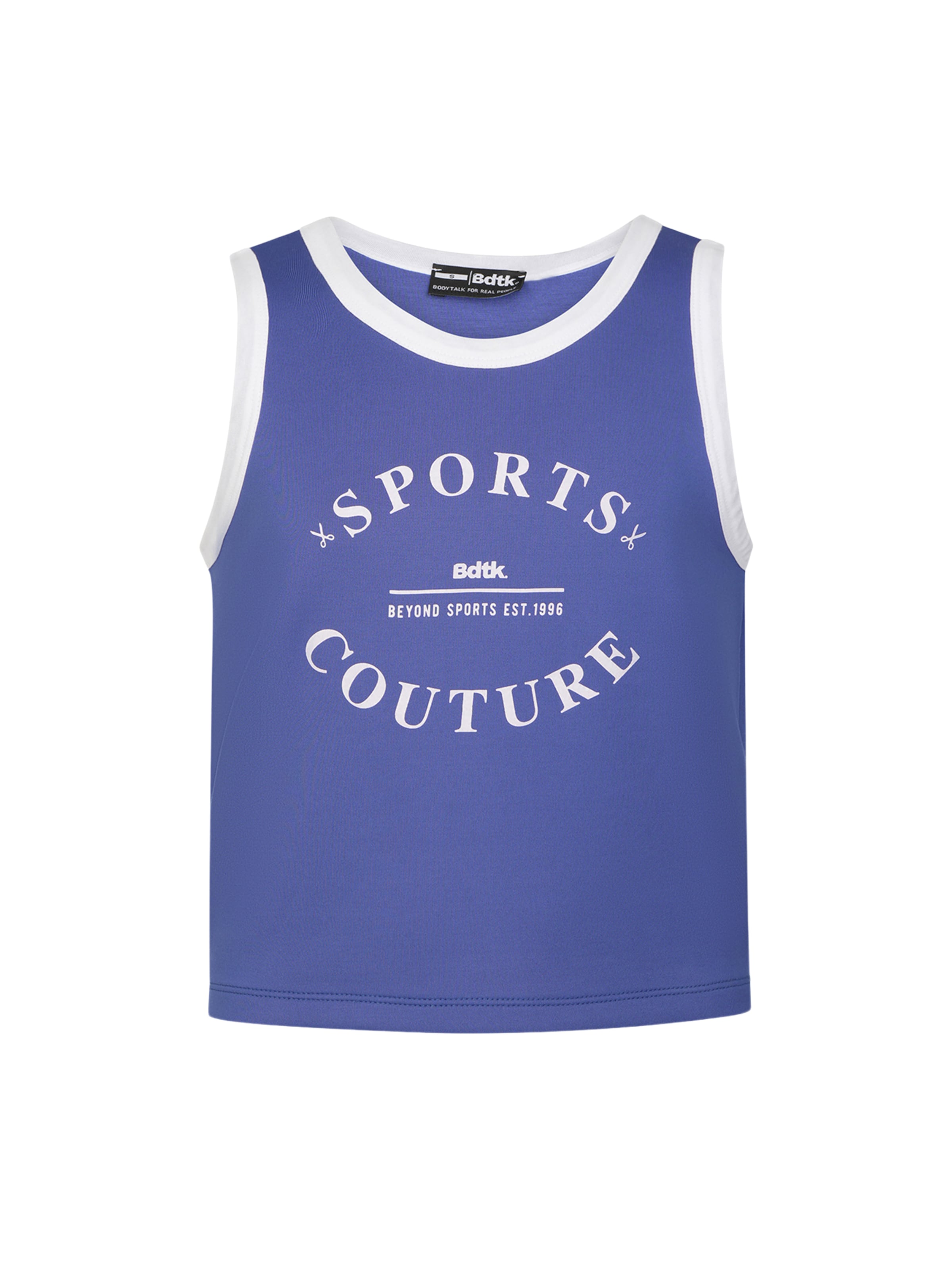 Bdtk Sports Top 'BEYOND' in Blue: front