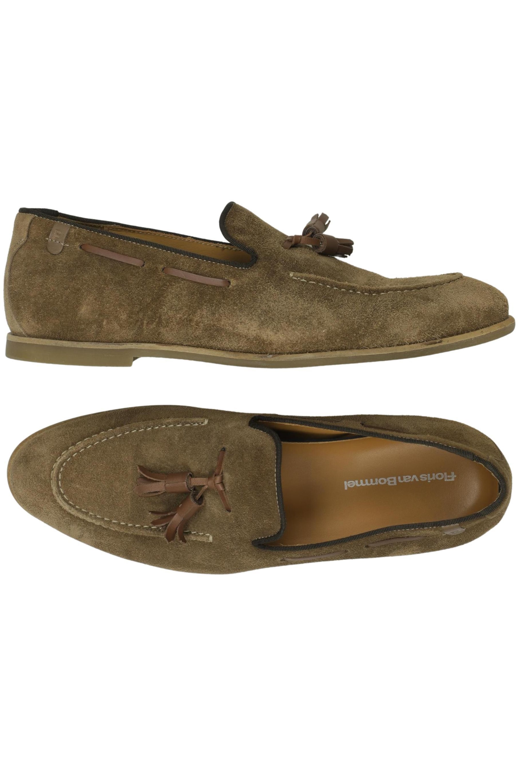 Floris van Bommel Flats & Loafers in 40,5 in Brown: front