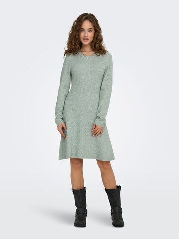 ONLY Knit dress in Green: front