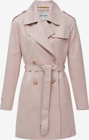 Veste mi-saison Salsa Jeans en rose : devant