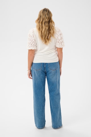 KAFFE CURVE Blouse 'KCLinda' in White
