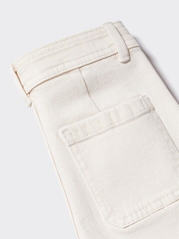 Wide Leg Jean 'Seamless' MANGO KIDS en beige