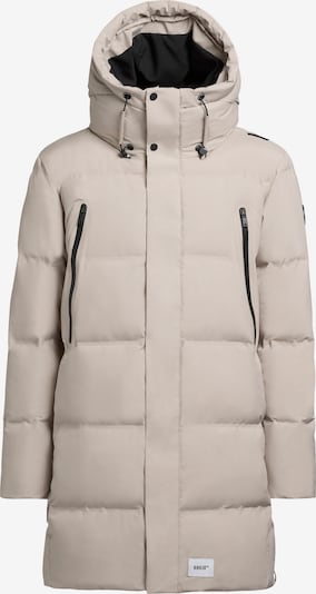 khujo Pitkä talvitakki 'Morse2' värissä vaaleanharmaa, Tuotenäkymä