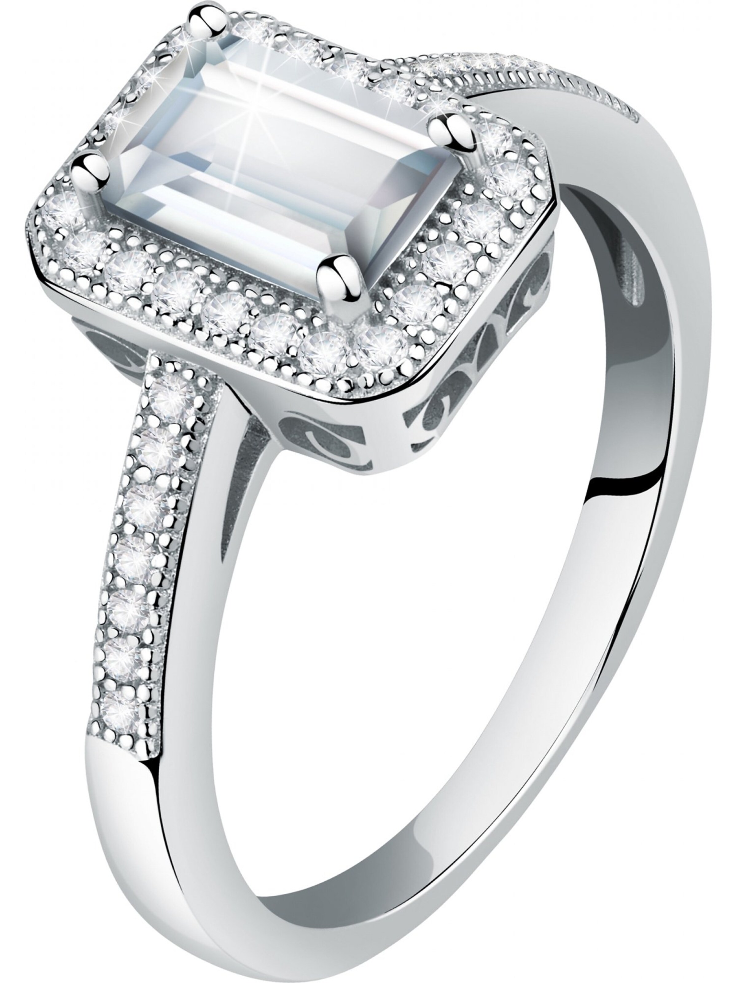 CHRIST Ring in Silver: front