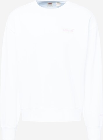 LEVI'S ® Sweatshirt 'Relaxd Graphic Crew' i hvid: forside
