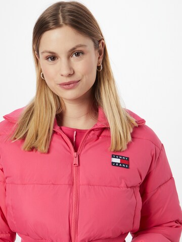 Tommy Jeans Winter jacket in Pink