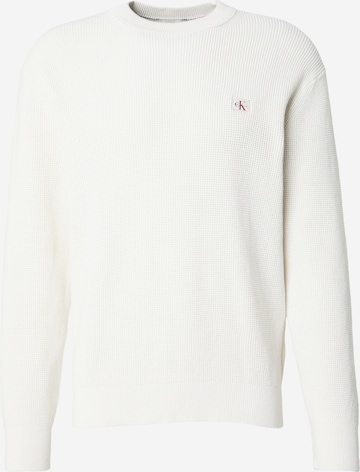 Calvin Klein Jeans Свитер 'CLSC' в Белый: спереди