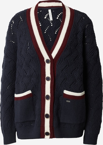 Pepe Jeans Knit Cardigan 'Brookelyn' in Blue: front