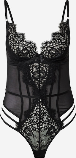 ABOUT YOU x hunkemöller Body 'Rosanne' en noir, Vue avec produit