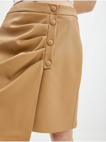 Orsay Skirt in Brown