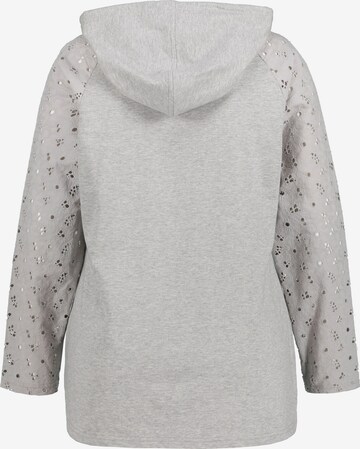 Ulla Popken Sweatshirt in Grijs