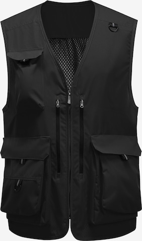 Youthup Sports Vest in Black: front
