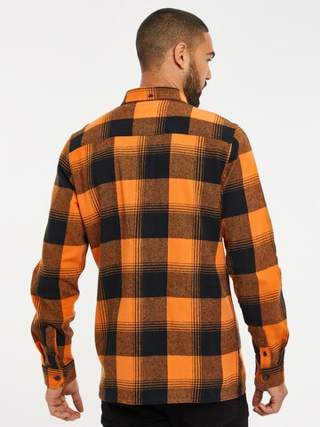 Threadbare Regular Fit Hemd 'Franco' in Orange