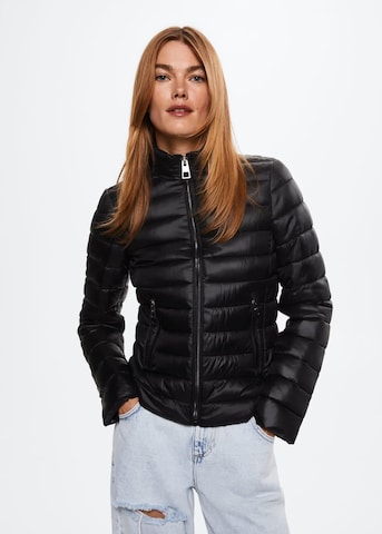 MANGO Jacke in Schwarz: predná strana