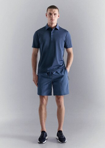 MANGO MAN Poloshirt 'Palamos' in Blau