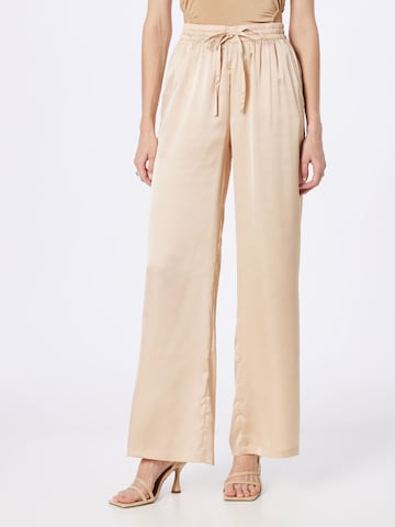 Moves Wide Leg Hose 'Masmu' in Beige: predná strana