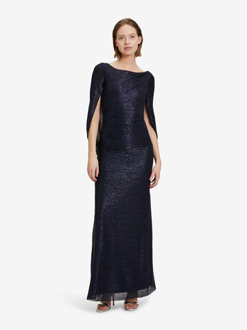 Vera Mont Evening Dress in Blue: front