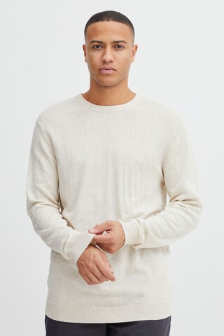 Pull-over 'Denley' !Solid en blanc : devant