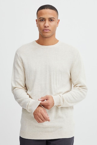 !Solid Sweater 'Denley' in White: front