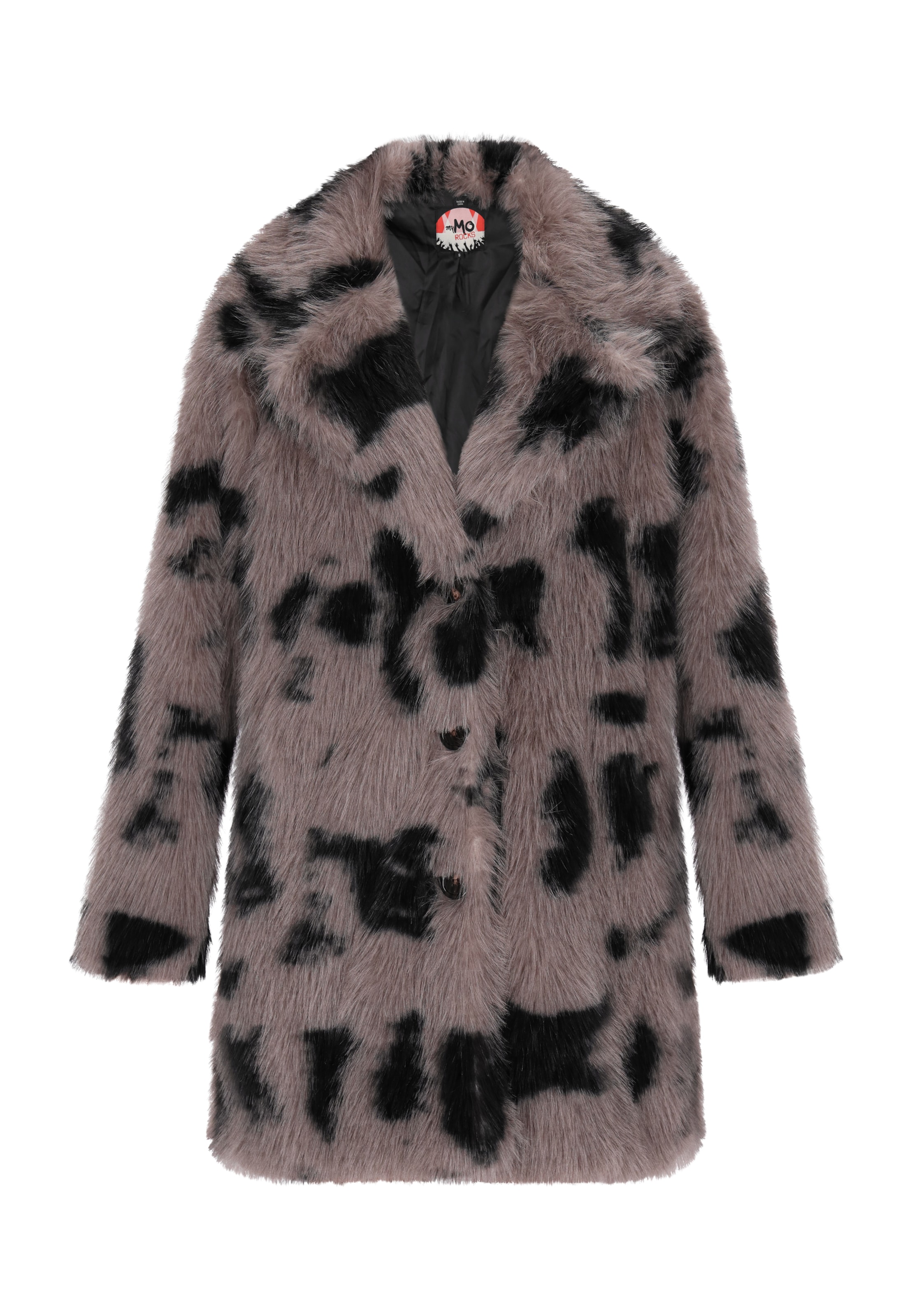 myMo ROCKS Prechodný kabát - Sivá: predná strana