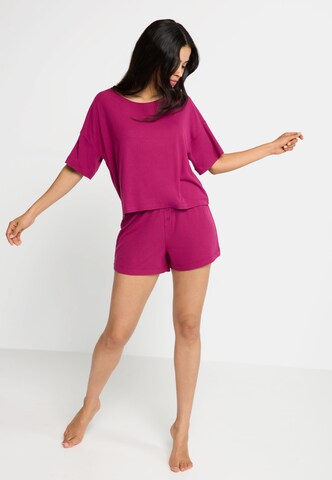 LSCN by LASCANA Short Pajama Set in Red
