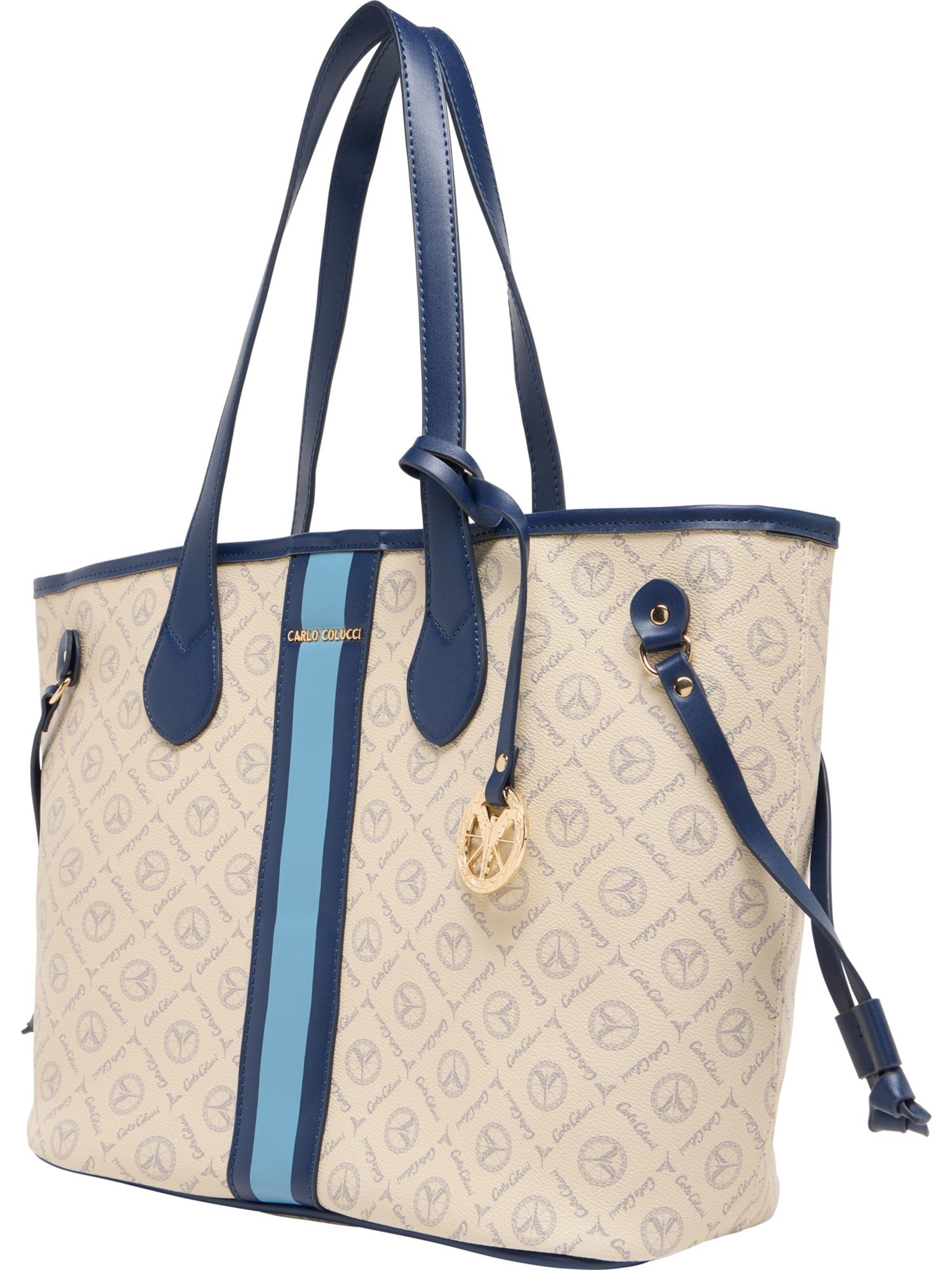 Carlo Colucci Shopper 'Eccli' in Beige
