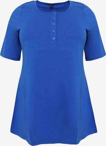 Tunique ' COTTON ' YOEK en bleu : devant