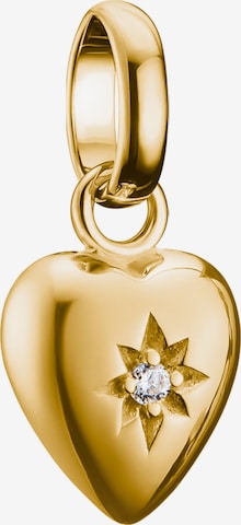 Thomas Sabo Anhänger 'Herz mit Stern' in Gold: Vorderseite