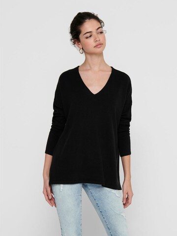 Pull-over 'Amalia' ONLY en noir : devant