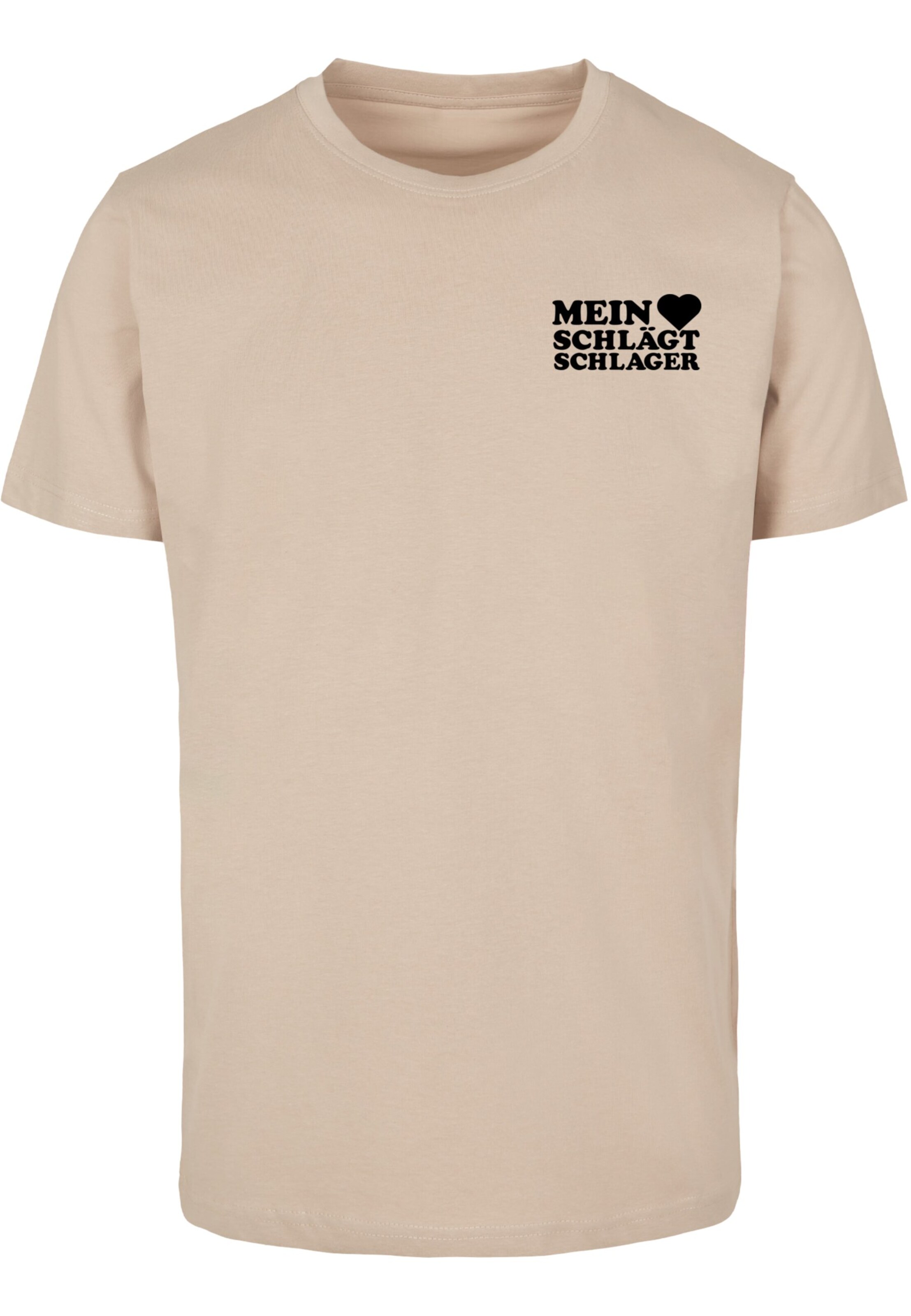Merchcode Shirt in Beige: Vorderseite