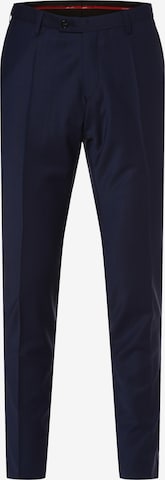 CG CLUB OF GENTS Regular Pleated Pants in Blue: front