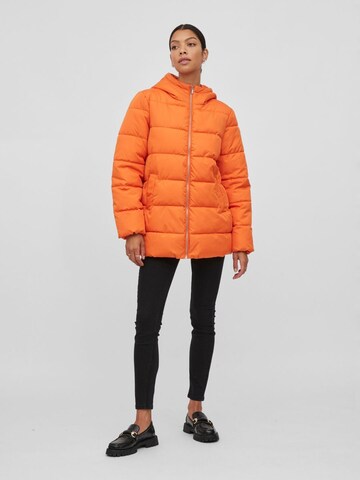 VILA Winter Jacket in Orange
